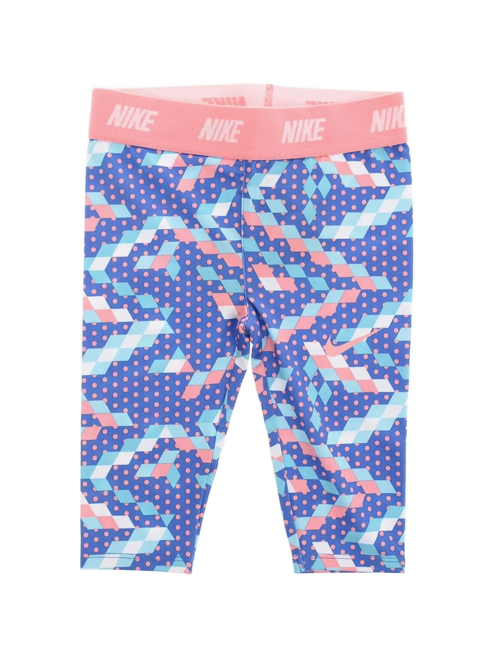 Nike Kids legging Dri-FIT à pois - Bleu