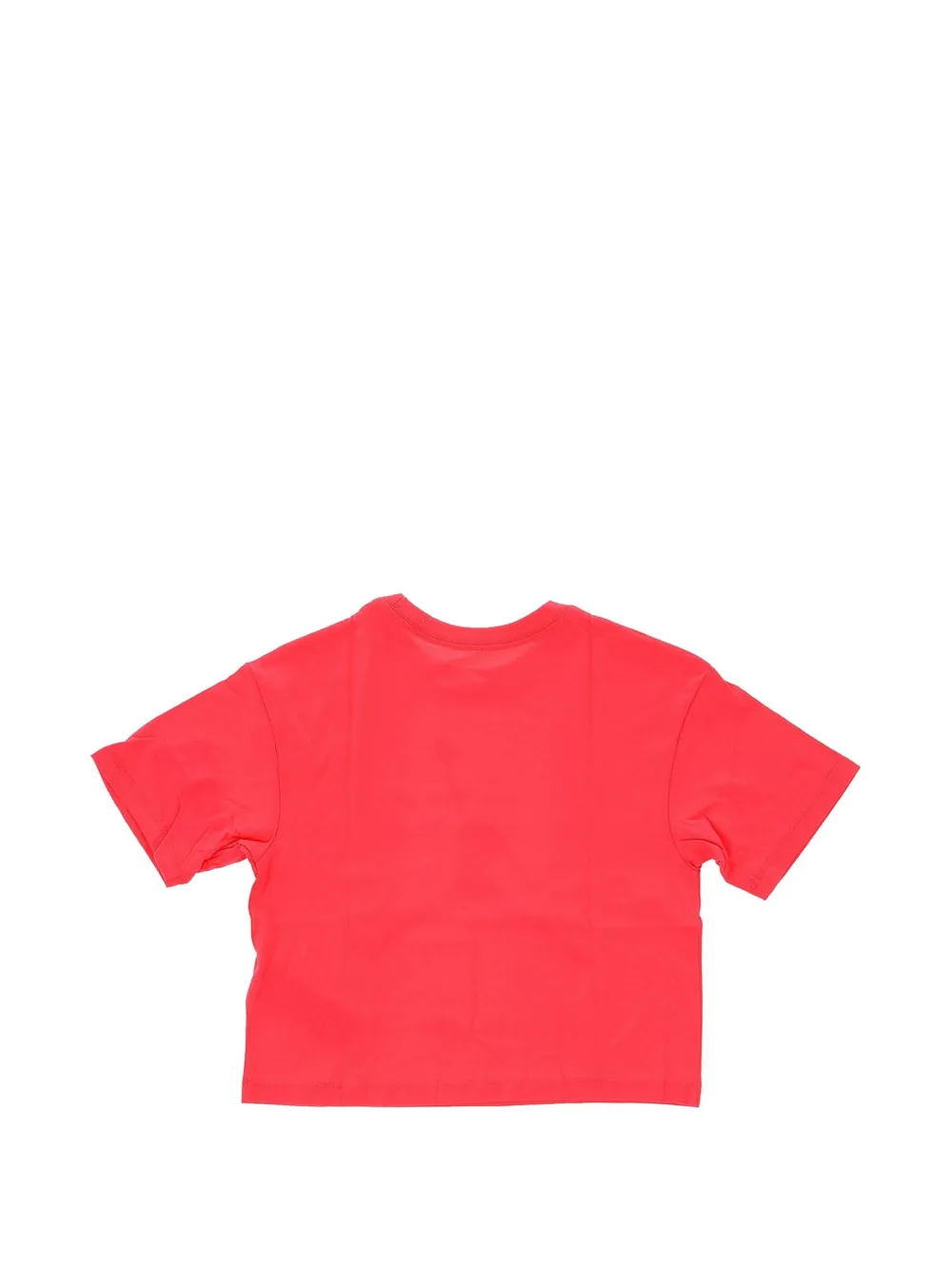 Nike Kids logo-print T-shirt Roze