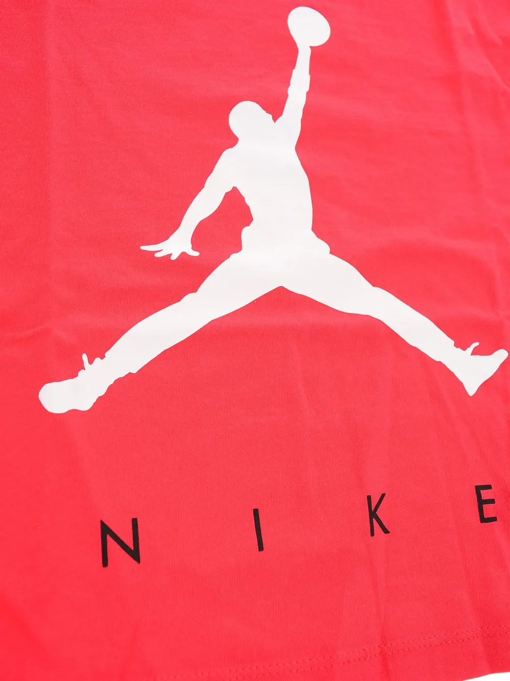 Nike Kids logo-print T-shirt Roze
