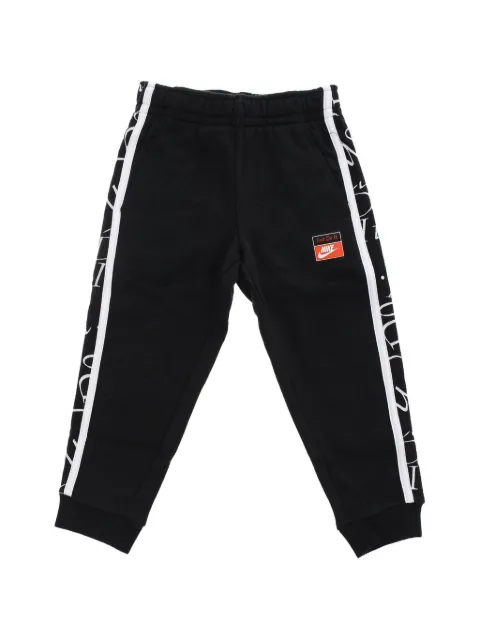 Nike Kids logo-patch track pants