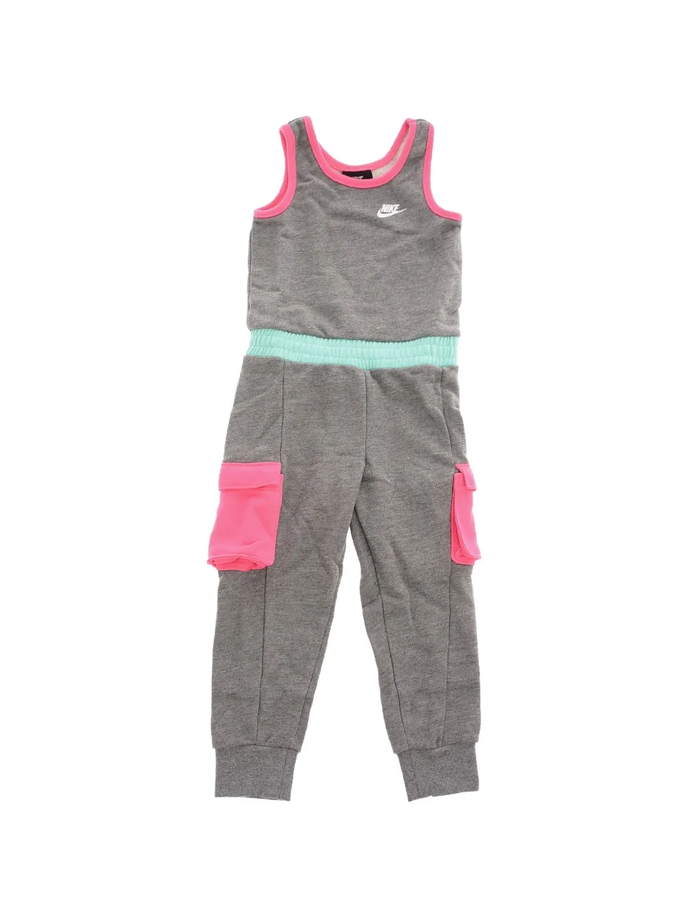 Nike Kids combinaison cargo sans manches - Gris