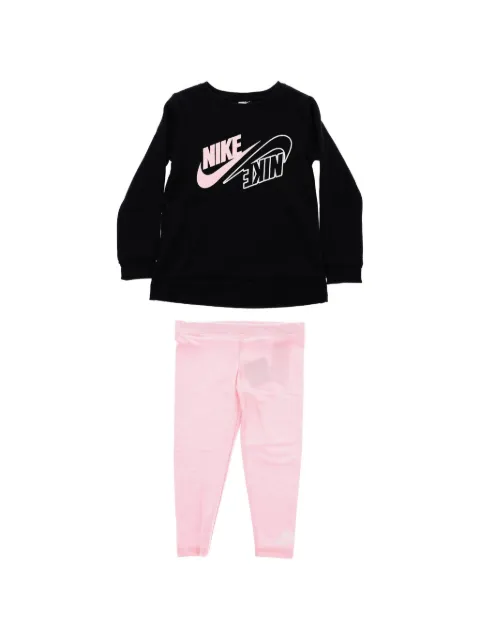 Nike Kids logo-print tracksuit set
