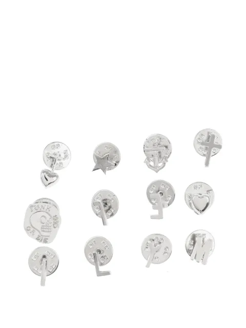 DSQUARED2 logo-engraved motif pins set (12-set)