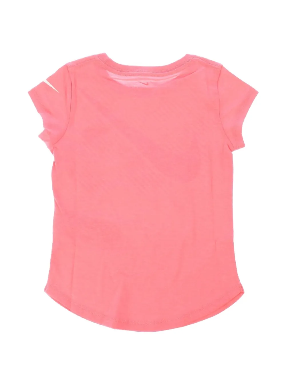 Nike Kids logo-print heart-motif T-shirt Roze