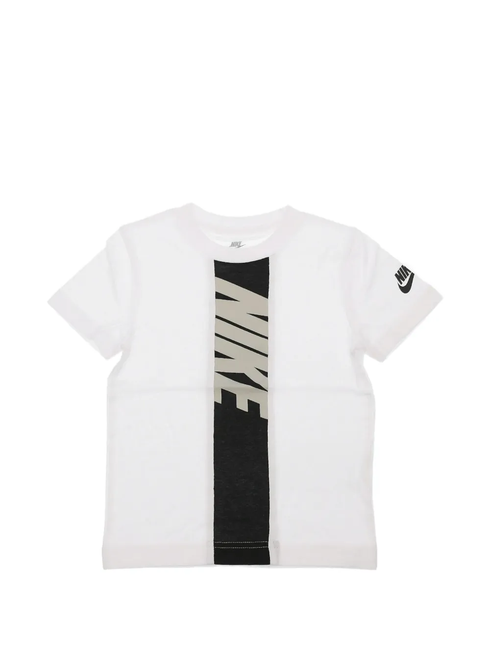 Nike Kids logo-print jersey T-shirt Wit