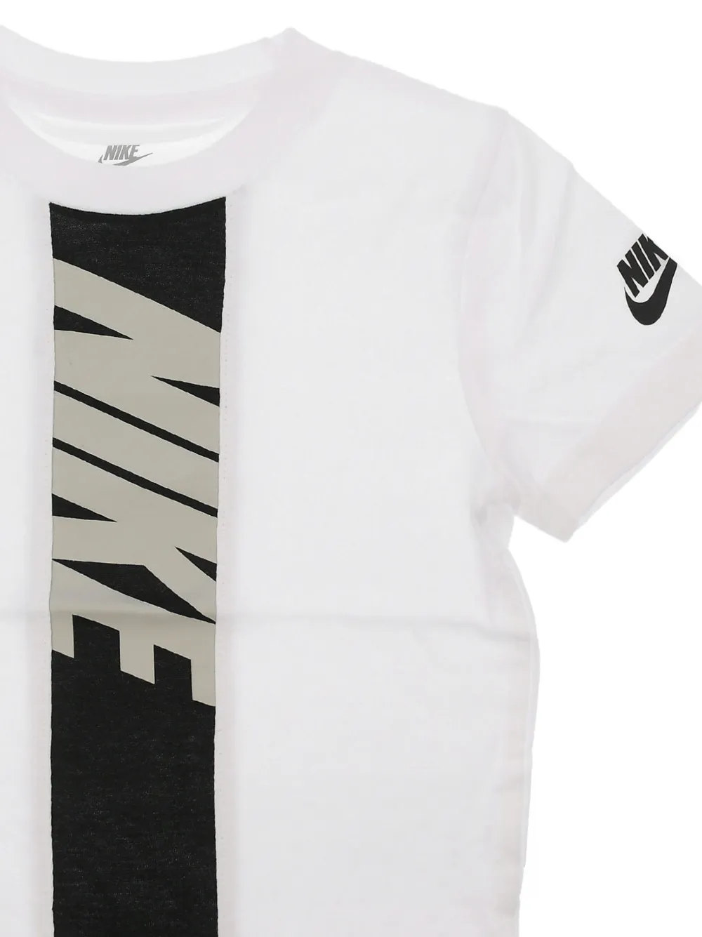 Nike Kids logo-print jersey T-shirt Wit