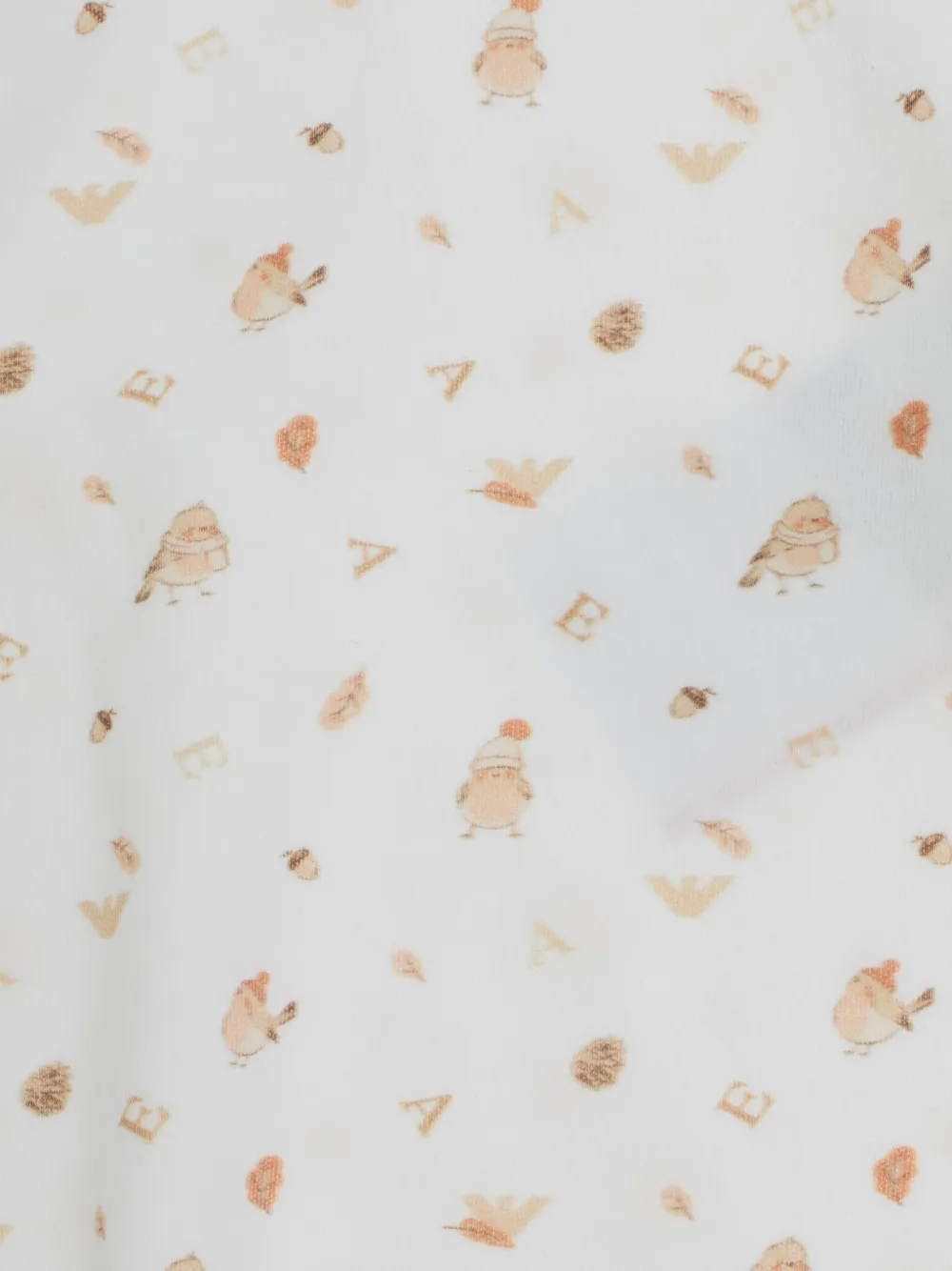 Emporio Armani Kids Drie rompers met grafische print Wit