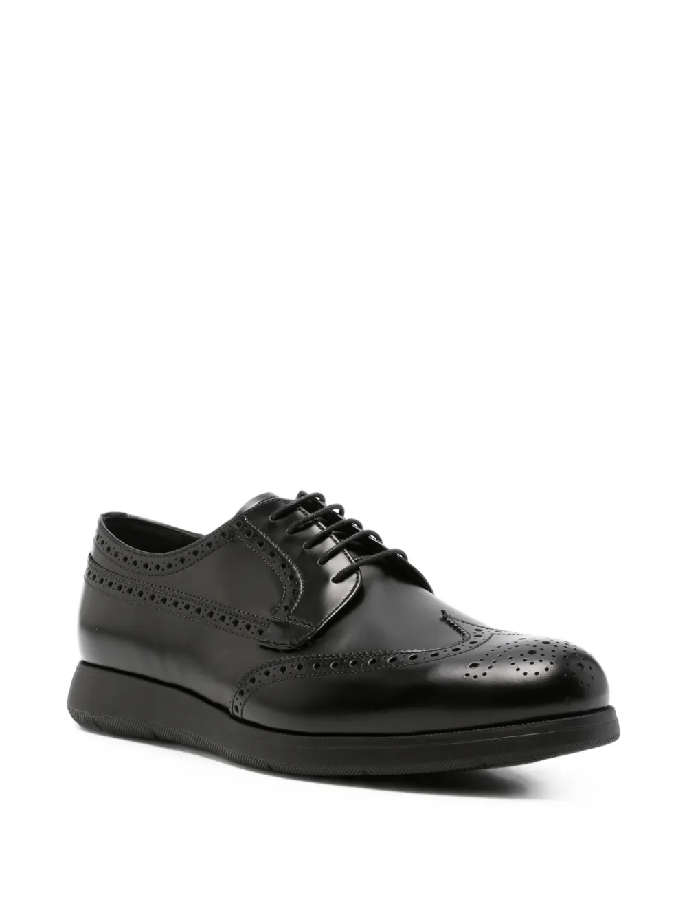 Church's Ringmer brogue leather Derby shoes Zwart