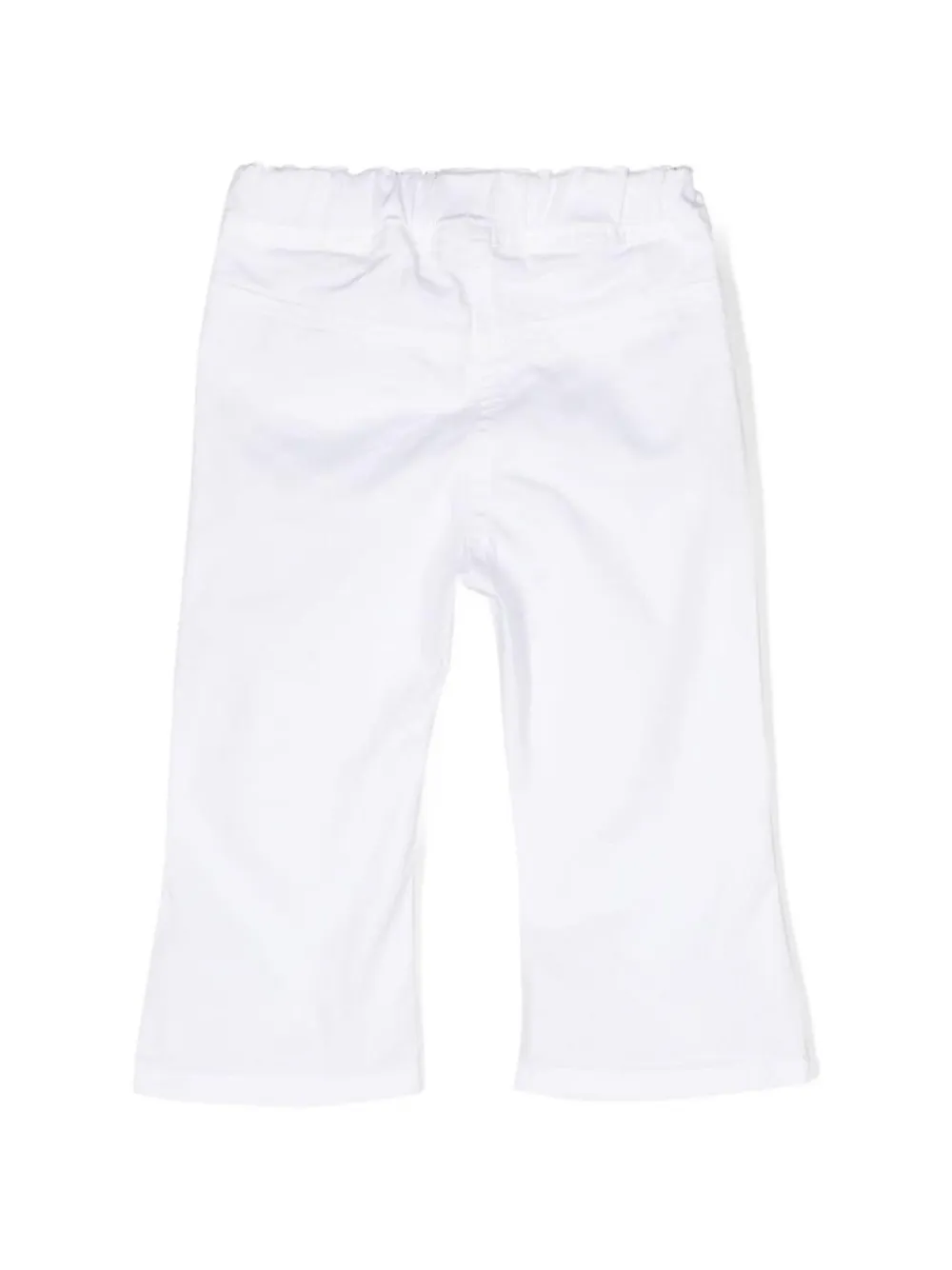 Il Gufo Broek met elastische tailleband Wit
