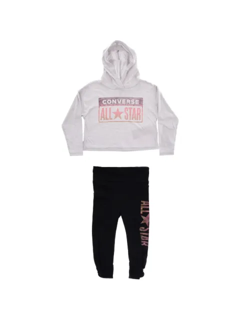 Converse Kids All Star rhinestone hoodie leggings set