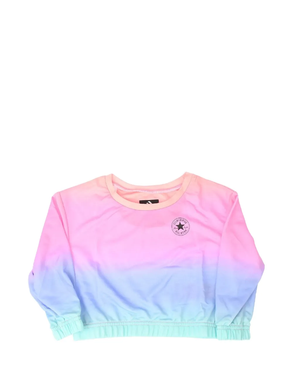 Converse Kids pull à logo imprimé et effet dégradé - Rose