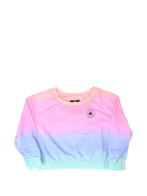 Converse Kids logo-print ombre sweater