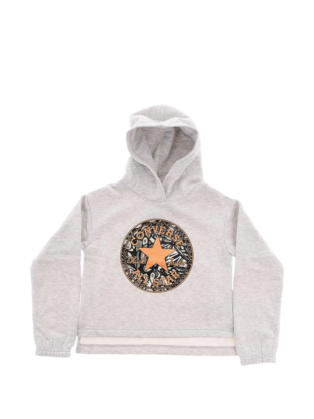 Converse Kids hoodie à patch Chuck - Gris