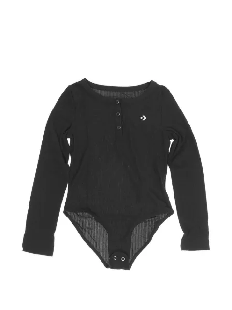 Converse Kids ribbed long-sleeve bodysuit