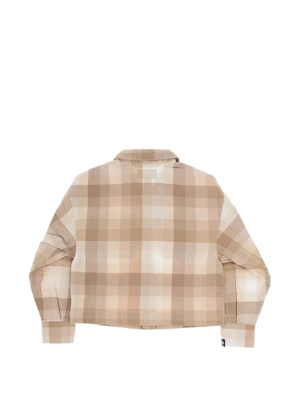 Converse Kids checked button-up shirt Beige
