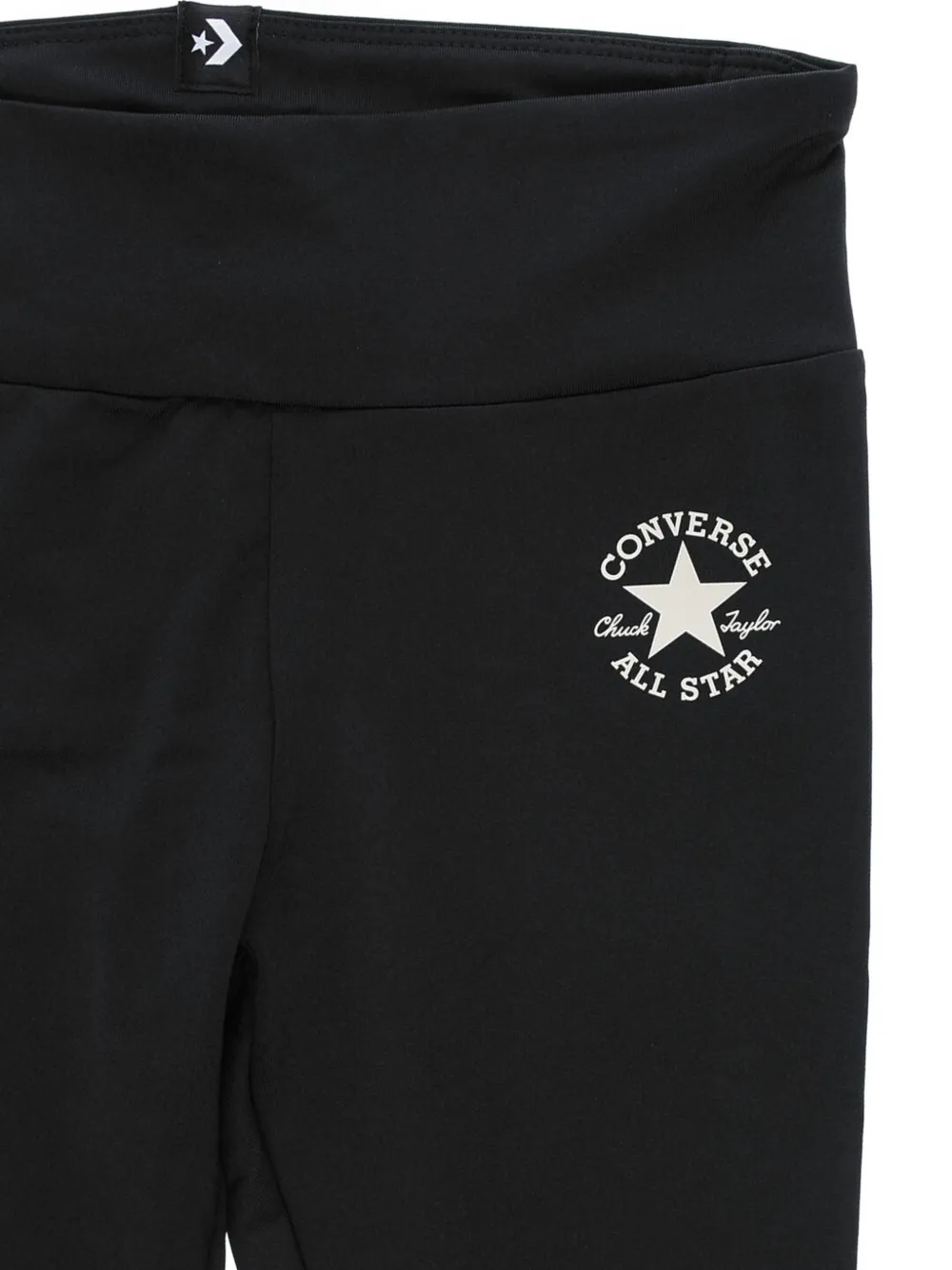 Converse Kids Chuck patch logo-print leggings Zwart