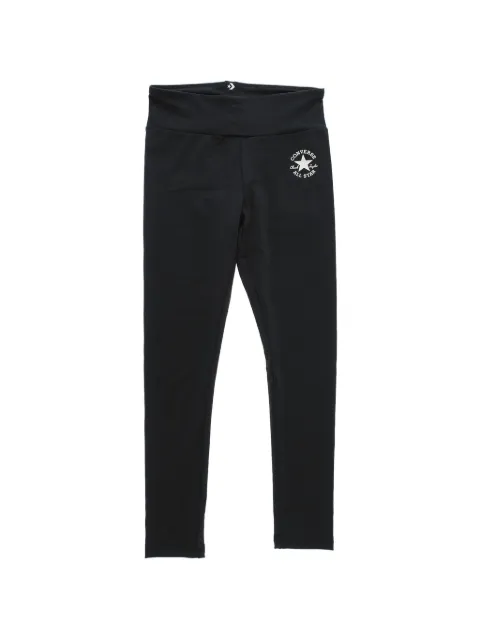 Converse Kids Chuck patch logo-print leggings
