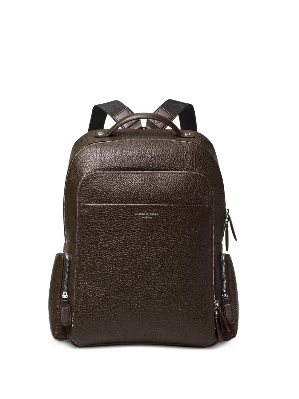 Aspinal Of London Zaino in pelle pieno fiore - Marrone