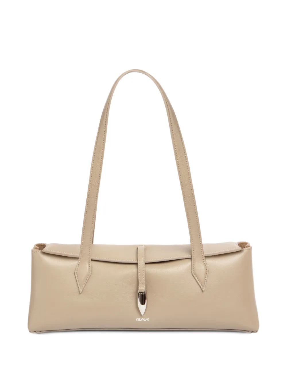Vera Wang east-west leather shoulder bag - Nude