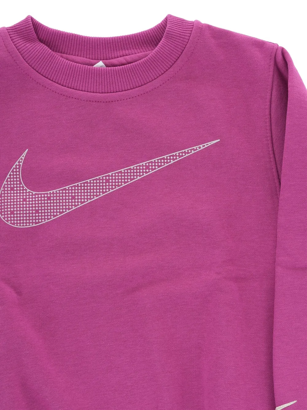 Nike Kids logo-print sweater Roze