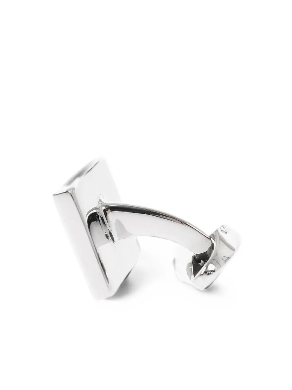 Corneliani Hematite And Crystal Cufflinks In Multi