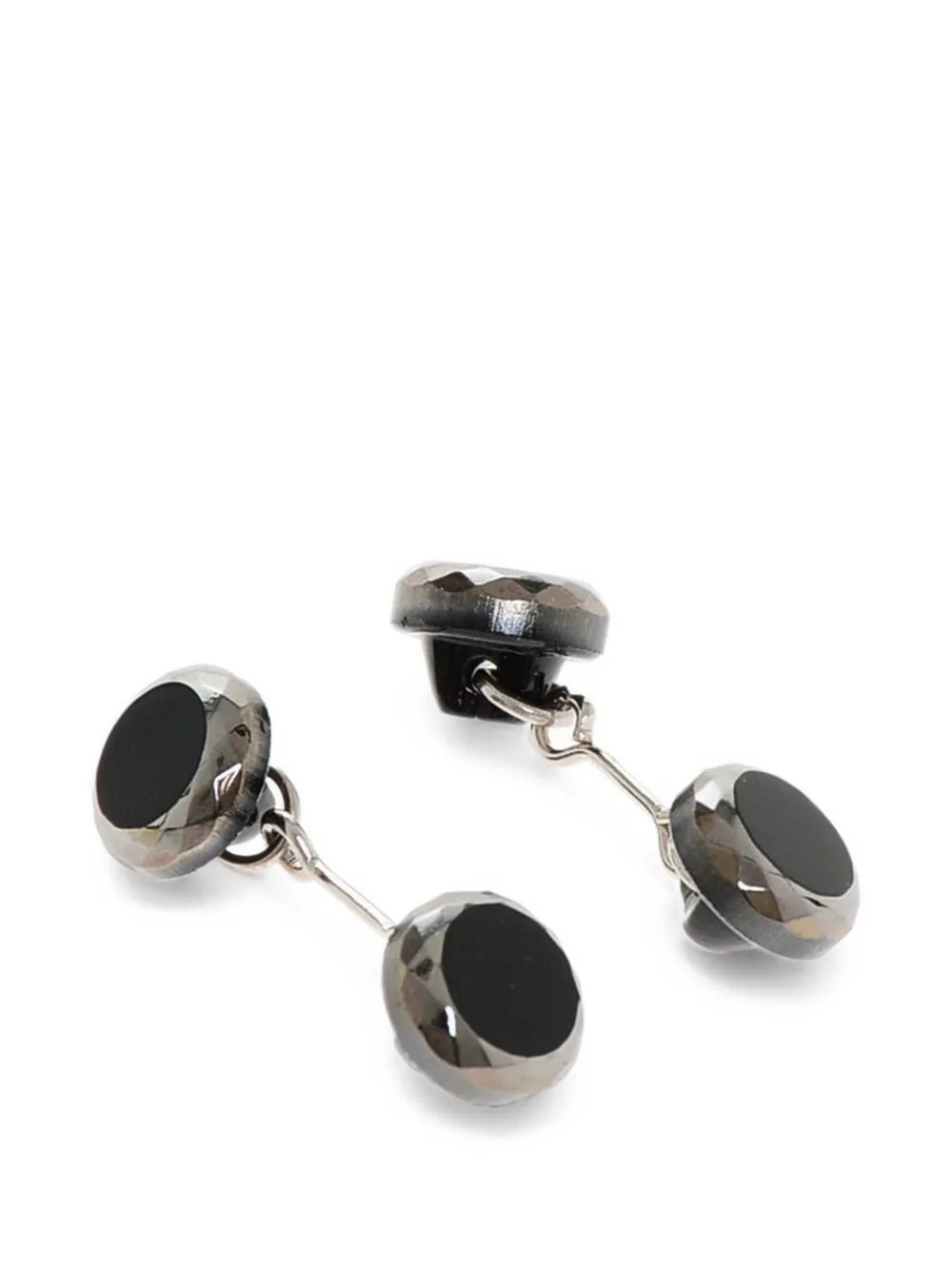 Corneliani Swarovski Crystal Cufflinks In Multi
