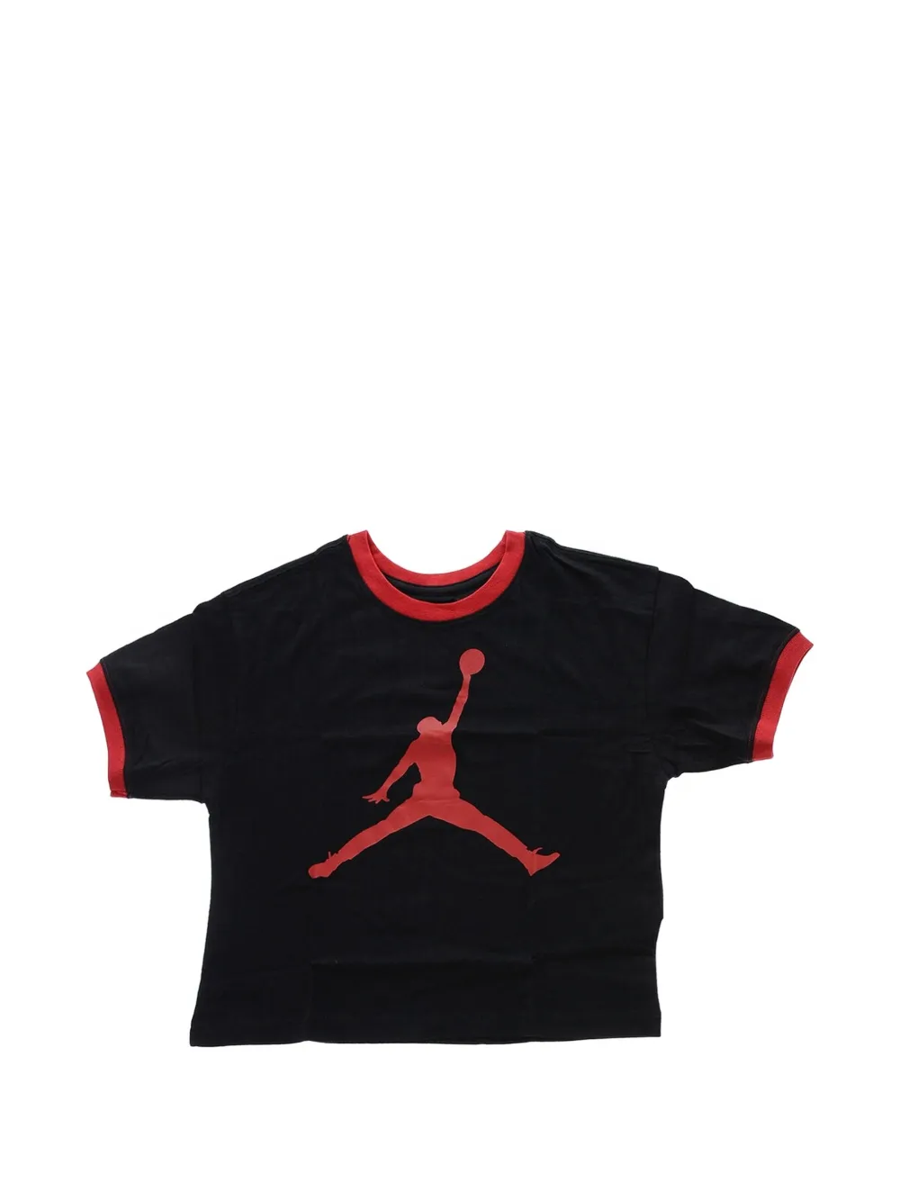 Nike Kids Jordan Essentials logo-print T-shirt Zwart