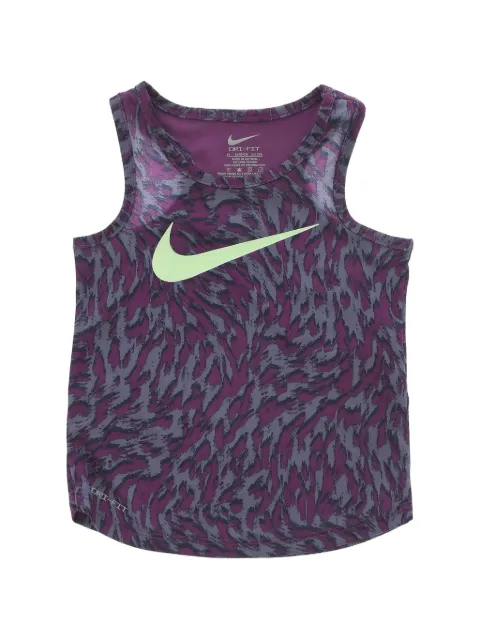 Nike Kids logo-print patterned shorts set