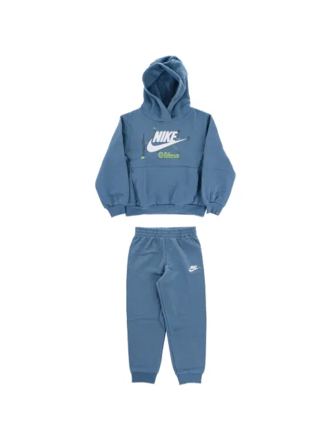 Nike Kids Futura logo-print tracksuit