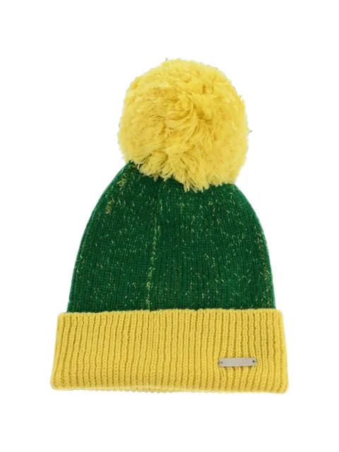 DSQUARED2 KIDS pom-pom chunky-knit beanie hat