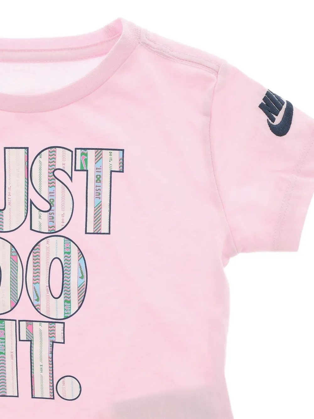 Nike Kids logo-print tshirt and skort set Roze