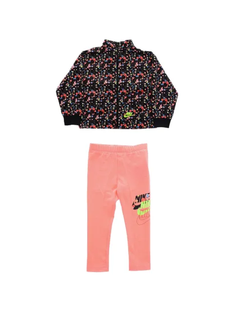 Nike Kids polka-dot logo-print tracksuit
