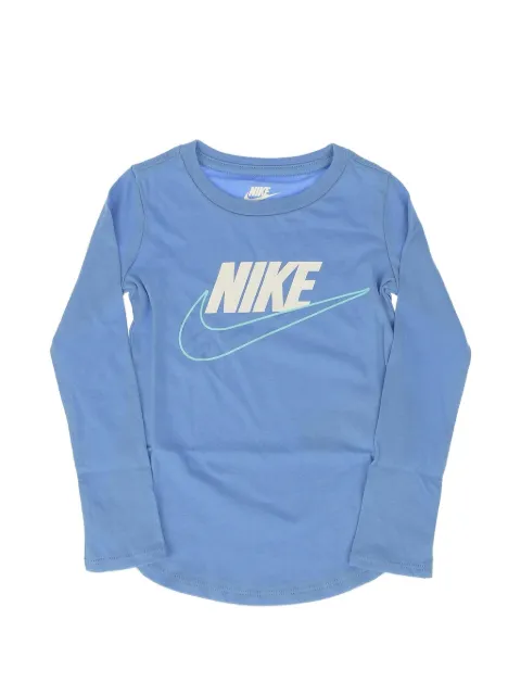 Nike Kids logo-print long-sleeve T-shirt