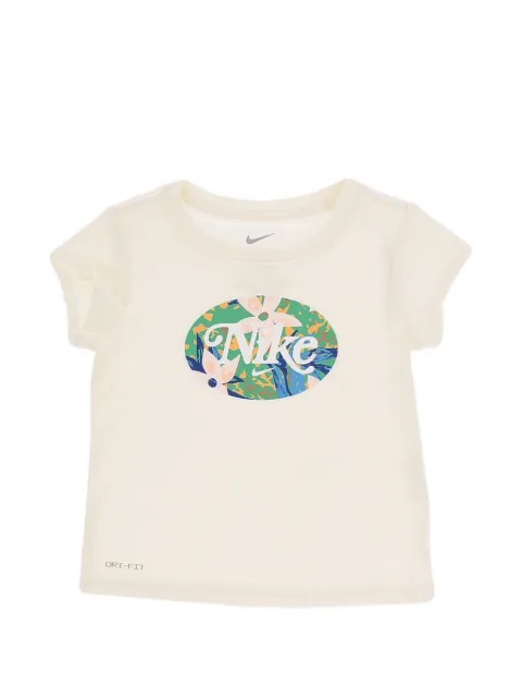 Nike Kids Dri-Fit logo-print T-shirt and shorts set