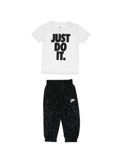 Nike Kids logo-print tracksuit set