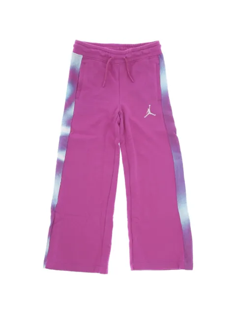 Jordan Kids Air Jordan tie-dye side-stripe track pants