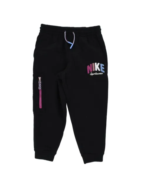 Nike Kids logo-embroidered track pants