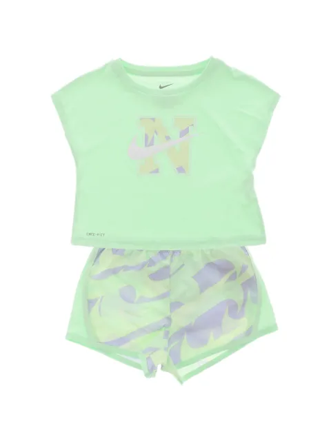 Nike Kids Conjunto de camiseta e short com logo