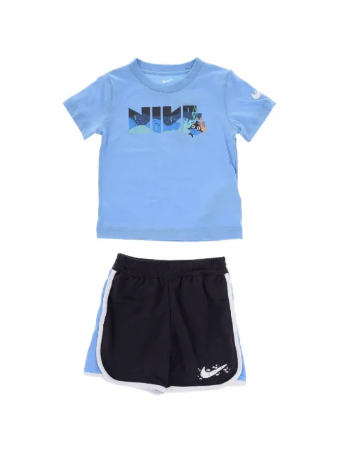 Nike Kids logo-print T-shirt and shorts set