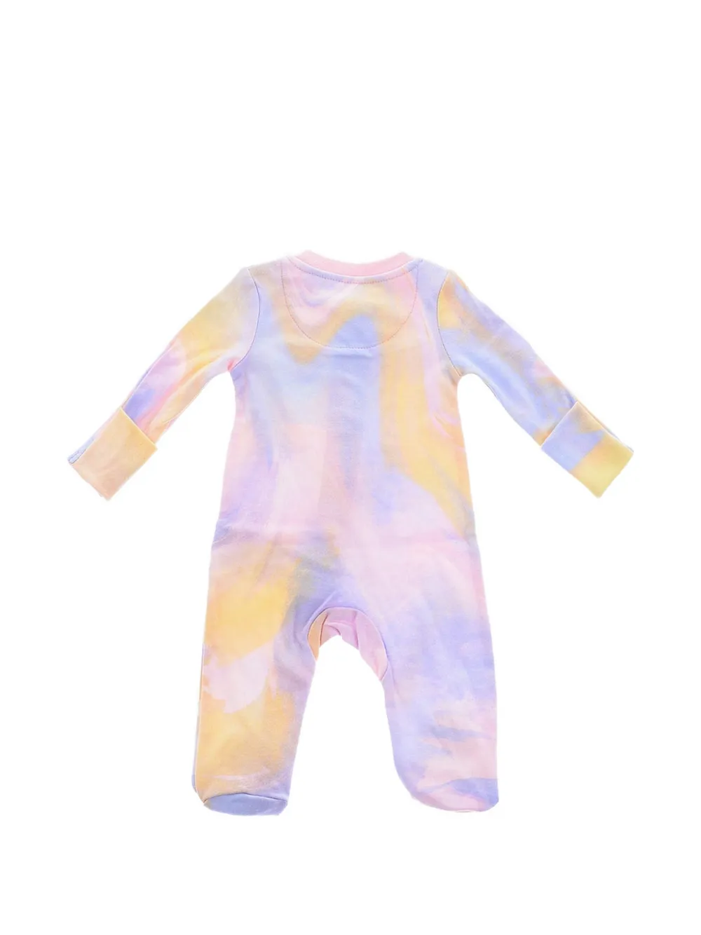 Converse Kids logo-patch tie-dye pajamas Paars