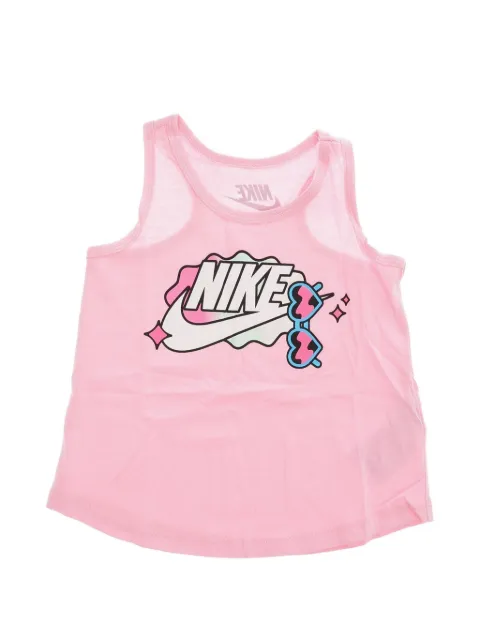 Nike Kids logo-print sleeveless tank top