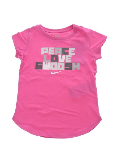 Nike Kids Swoosh logo-print T-shirt