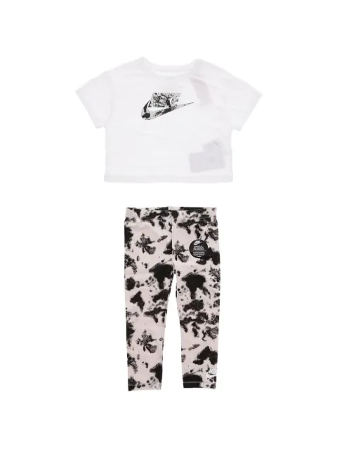 Nike Kids logo-print tie-dye trousers (set of two)