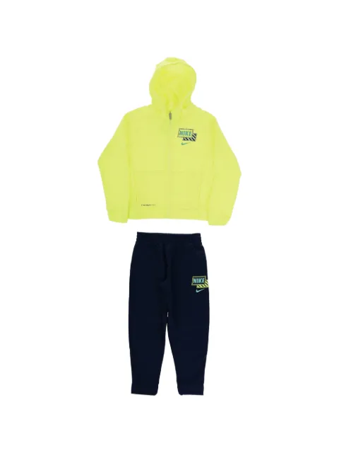 Nike Kids Therma-Fit logo-print tracksuit