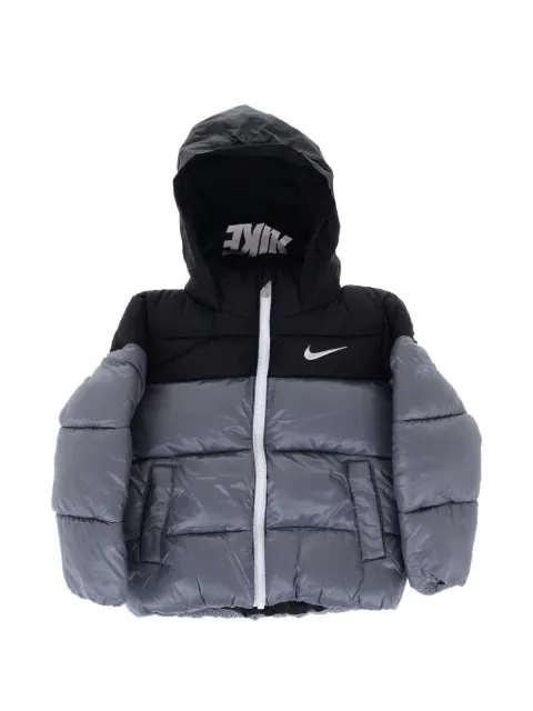 Nike Kids color-block puffer jacket