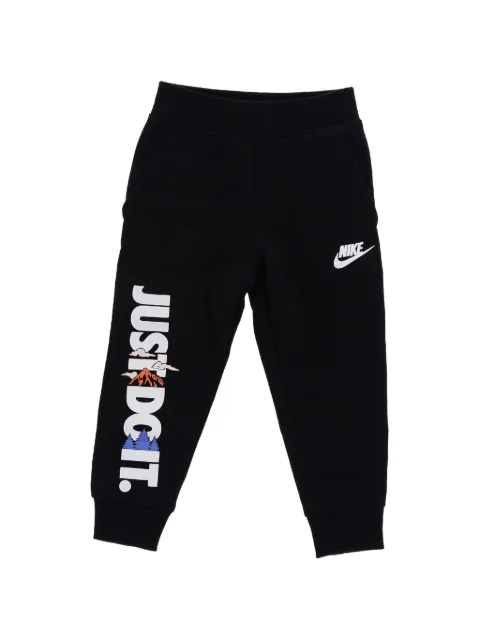 Nike Kids logo-print track pants