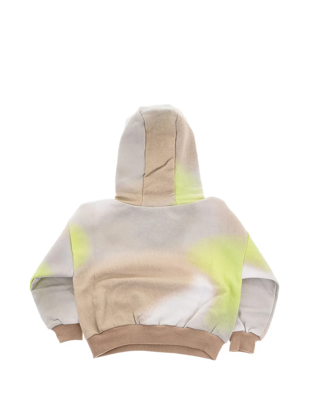 Nike Kids logo-print pouch-pocket hoodie Beige