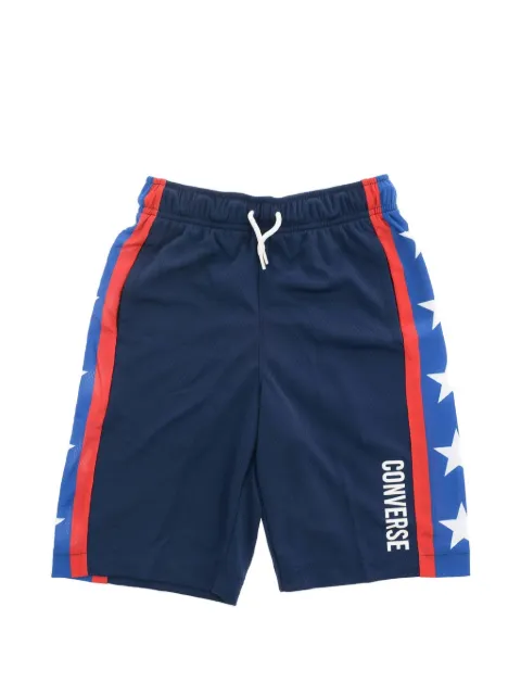 Converse Kids logo-print side-stripe shorts