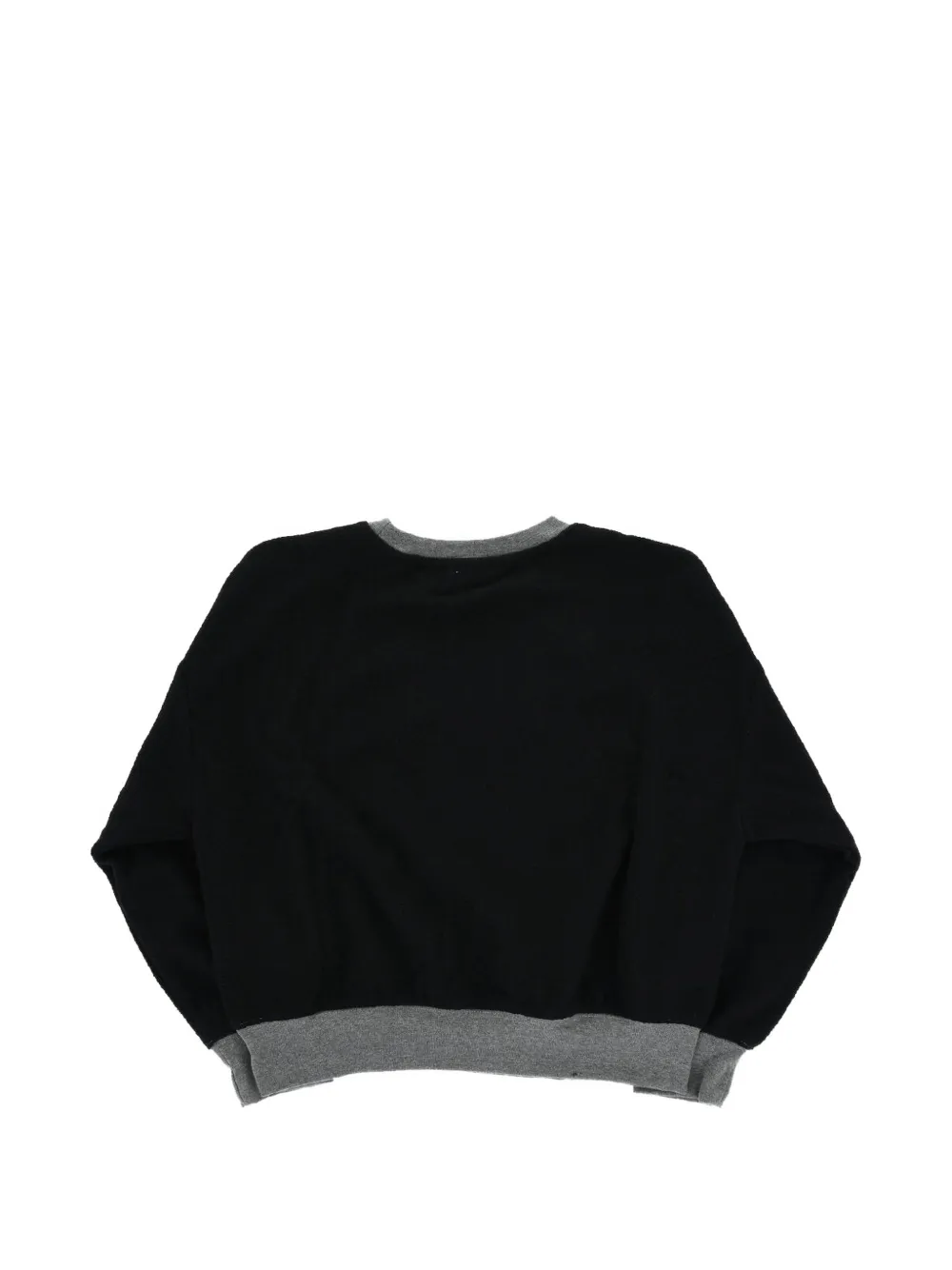 Jordan Kids logo-print fleece sweatshirt Zwart