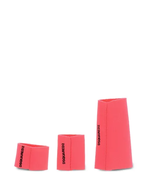 DSQUARED2 set de tres mangas deportivas con logo estampado